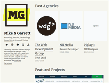 Tablet Screenshot of mikengarrett.com